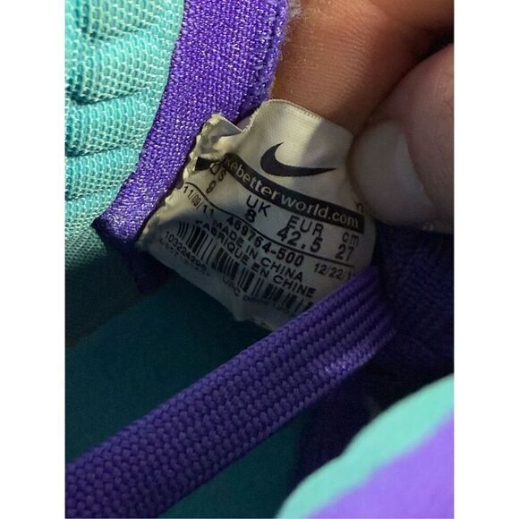 Nike LeBron 9 Summit Lake Hornets Size 9 Very Good Used Condition‎ - Picture 7 of 8